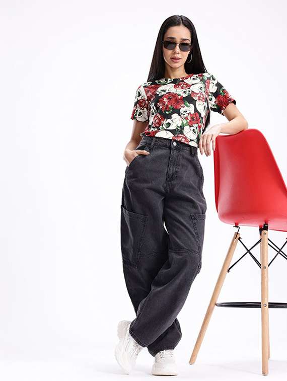 women printed short sleeve t-shirt - 22408902 -  Standard Image - 3