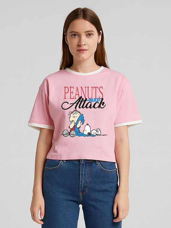 women printed short sleeve t-shirt