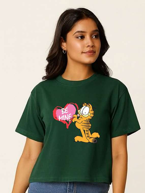 women printed short sleeve t-shirt