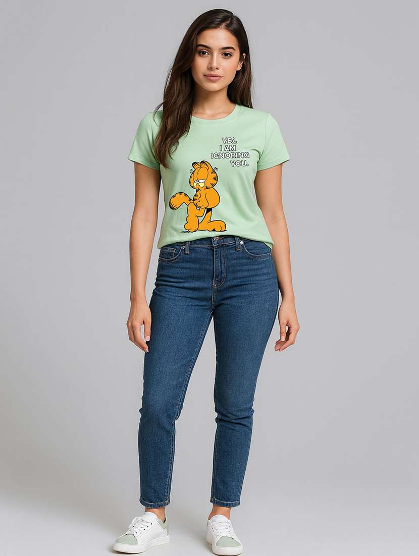 women printed short sleeve t-shirt - 22408990 -  Standard Image - 3