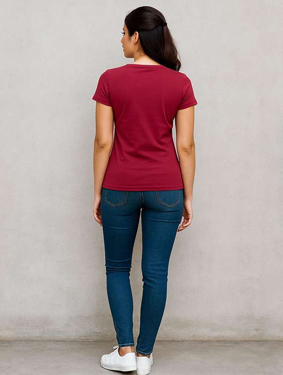 women printed short sleeve t-shirt - 22409007 -  Standard Image - 3