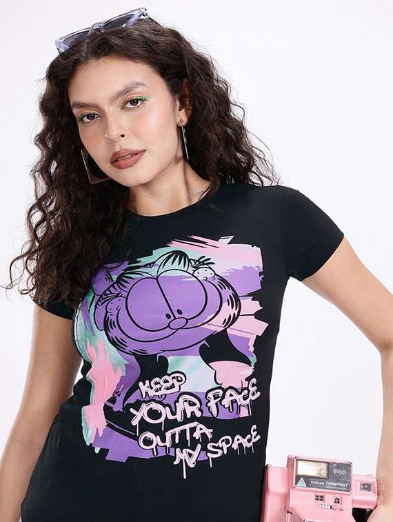 women printed short sleeve t-shirt