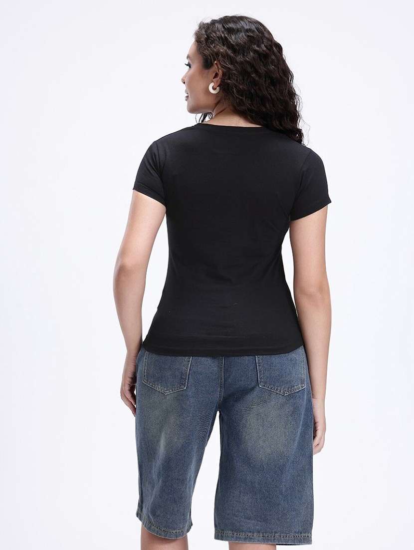women printed short sleeve t-shirt - 22409158 -  Standard Image - 3