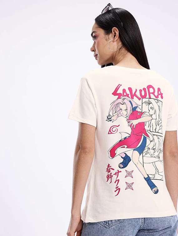 women printed short sleeve t-shirt