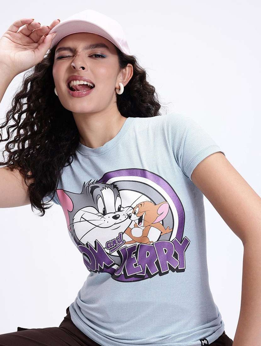 women printed short sleeve t-shirt