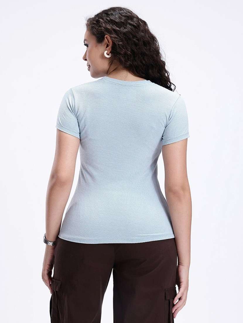 women printed short sleeve t-shirt - 22409226 -  Standard Image - 3