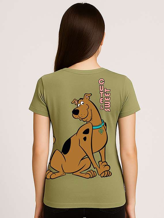 women printed short sleeve t-shirt