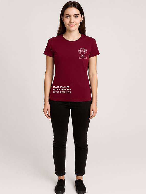 women printed short sleeve t-shirt - 22409235 -  Standard Image - 3