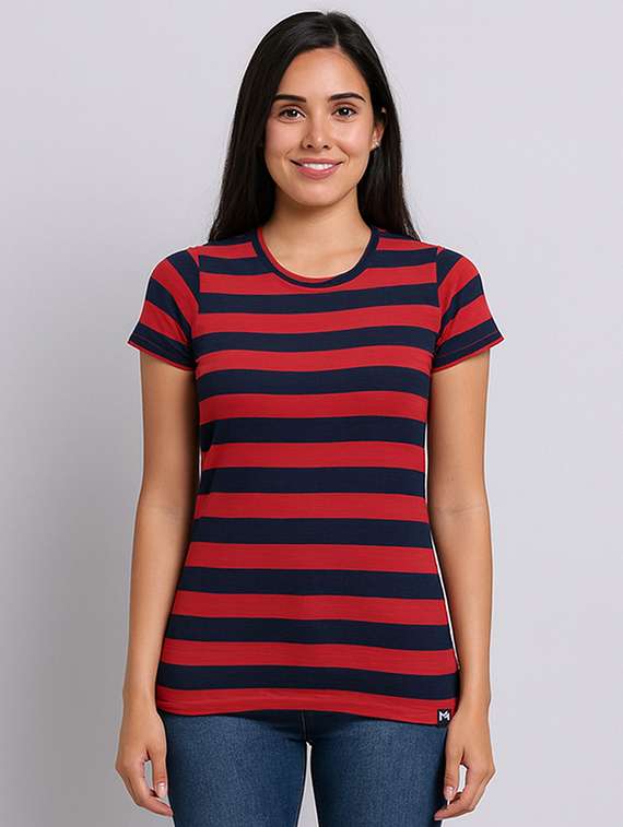 women printed short sleeve t-shirt