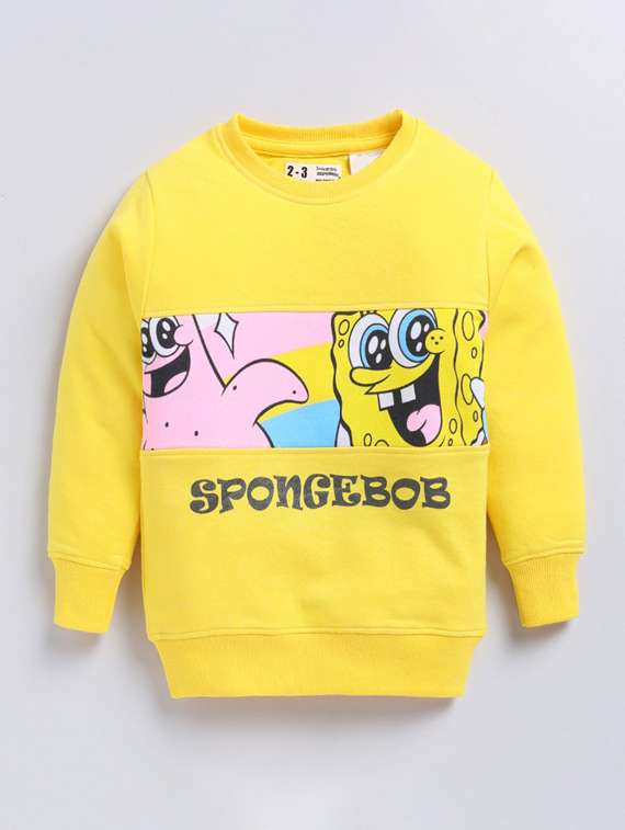 girls printed long sleeve sweatshirt