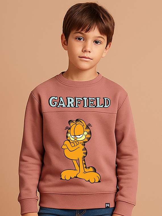 boys printed long sleeve sweatshirt