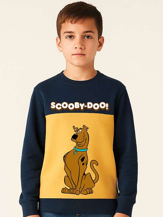 boys printed long sleeve sweatshirt