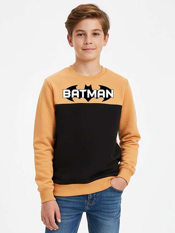 boys printed long sleeve sweatshirt