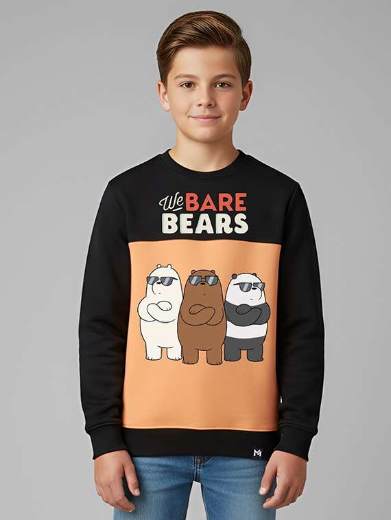 boys printed long sleeve sweatshirt