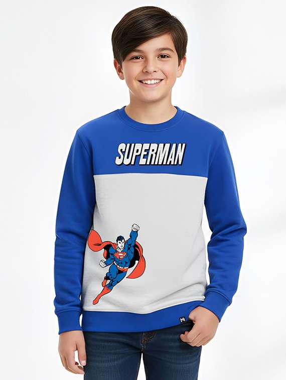 boys printed long sleeve sweatshirt