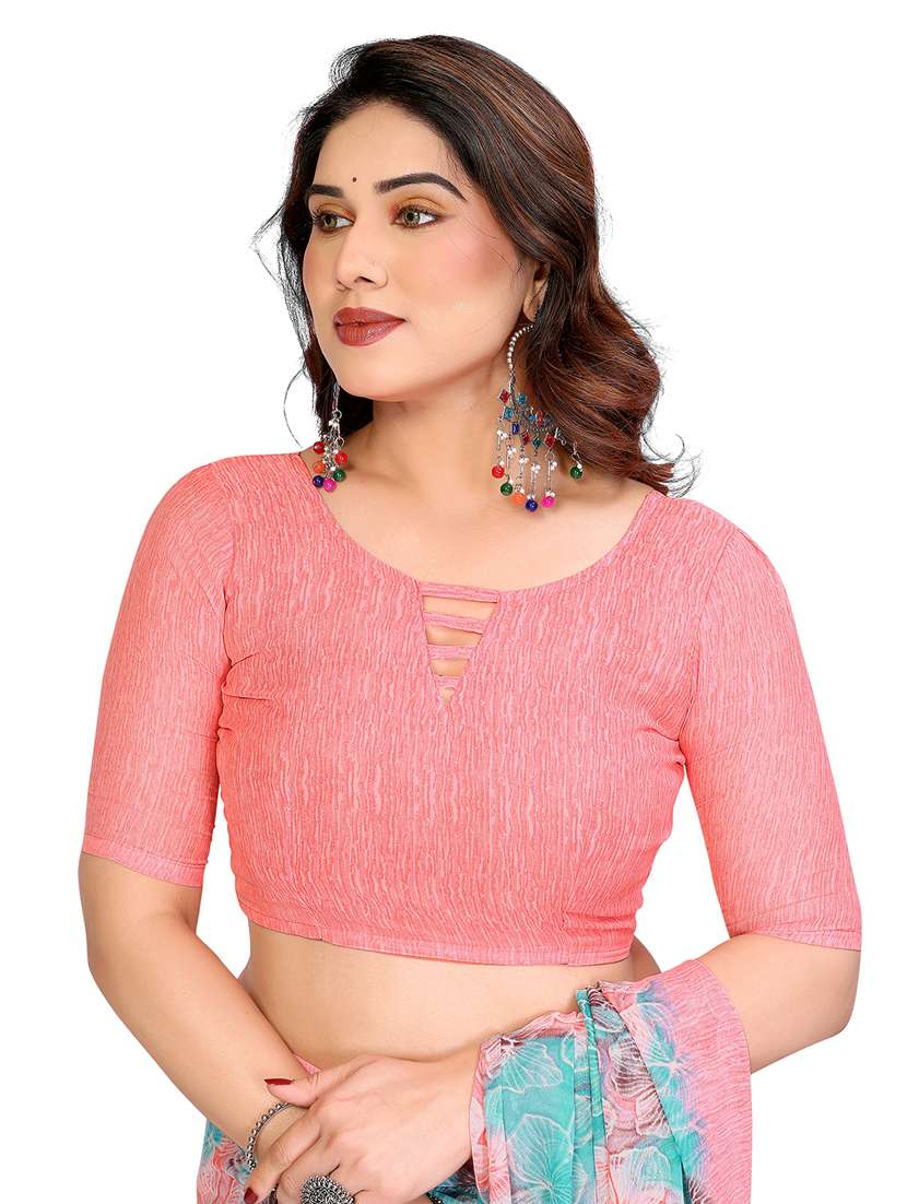 women pack of 2 printed combo saree with blouse - 22411060 -  Standard Image - 3