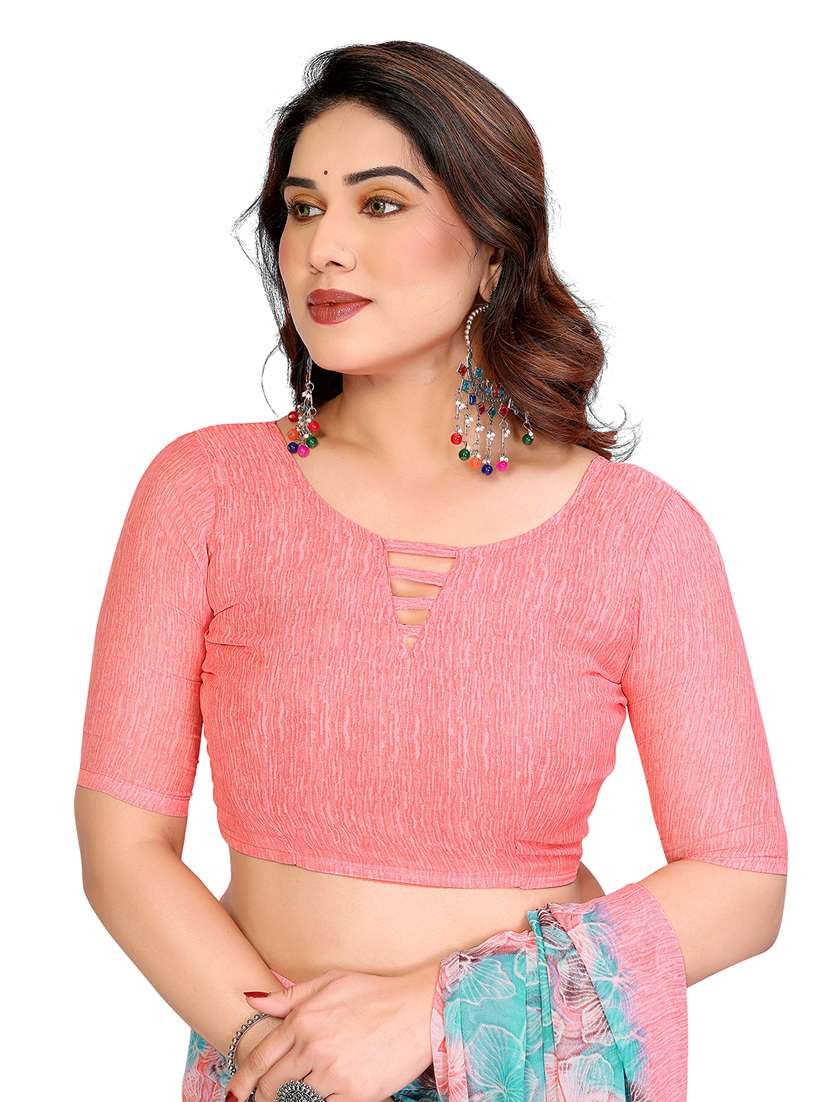 Women Pack Of 2 Printed Combo Saree With Blouse - 22411219 -  Standard Image - 3