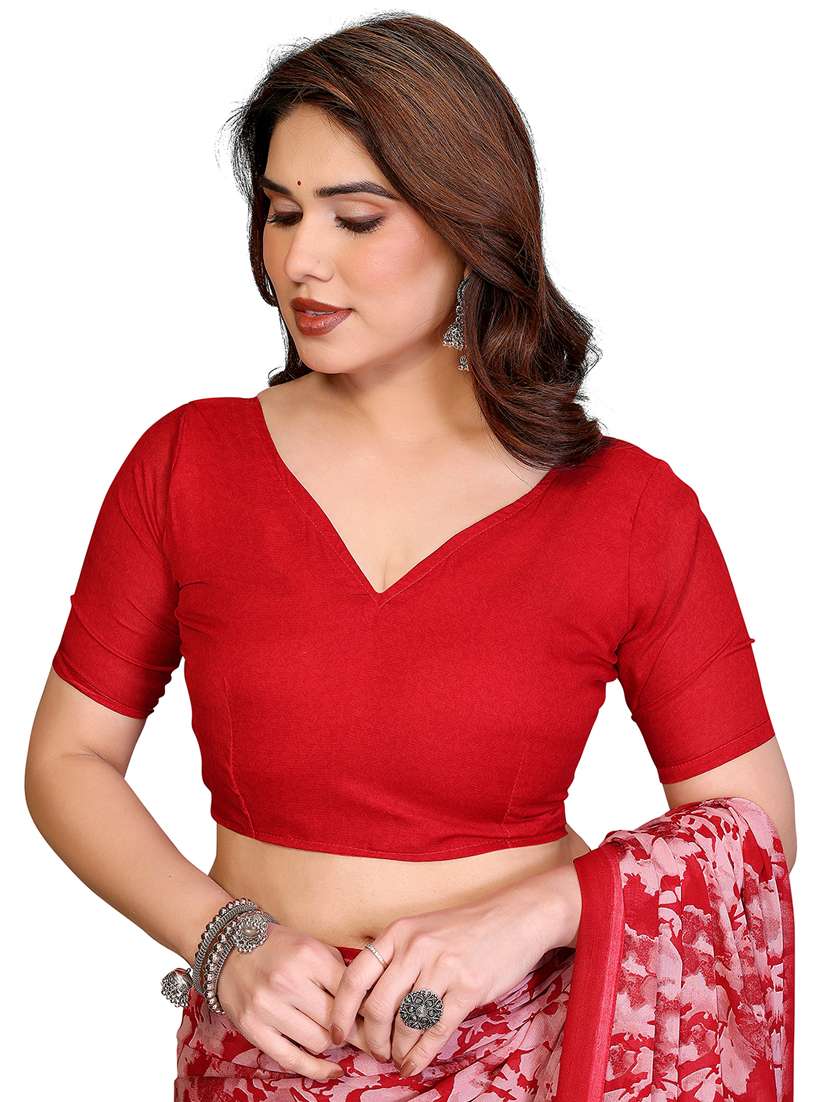 Women Pack Of 2 Printed Combo Saree With Blouse - 22411425 -  Standard Image - 3