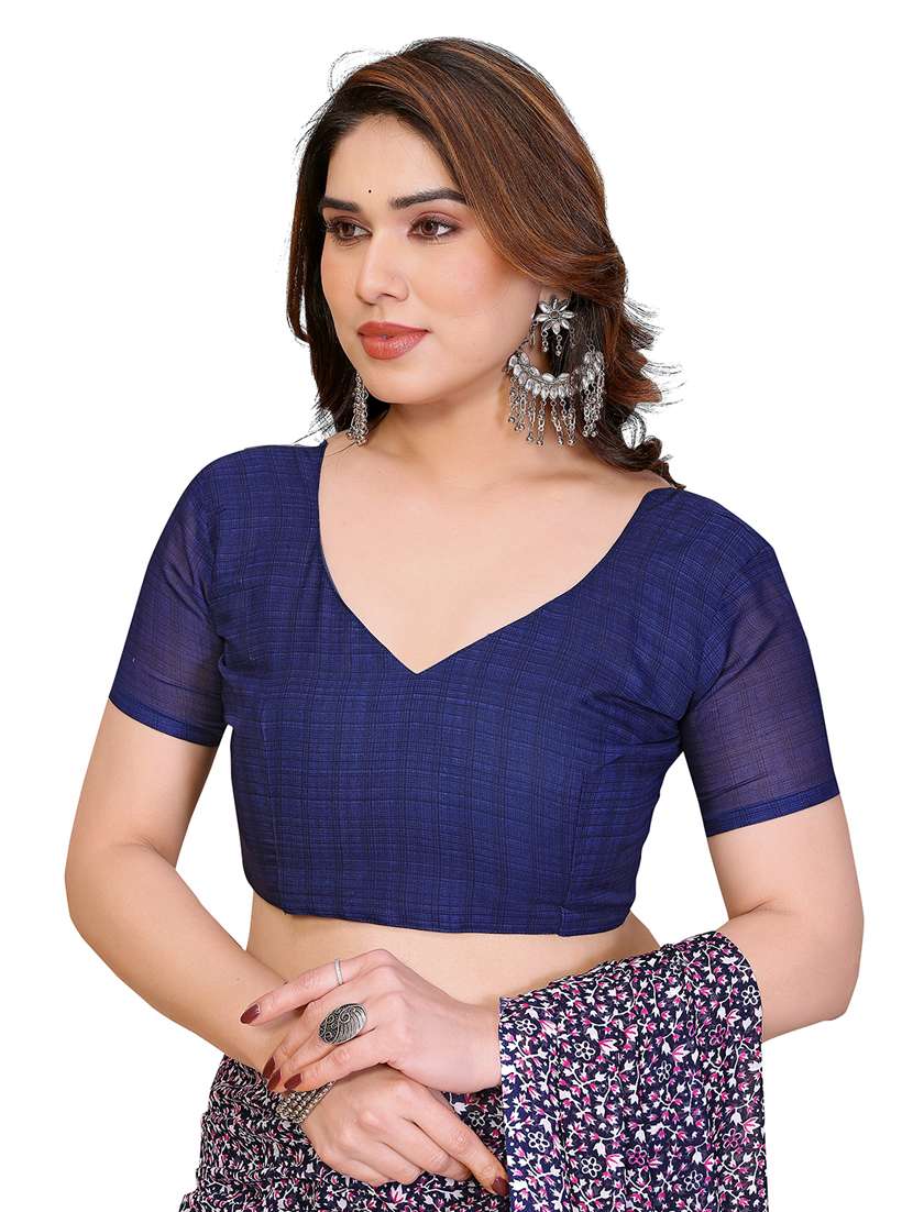 Women Pack Of 2 Printed Combo Saree With Blouse - 22411493 -  Standard Image - 3