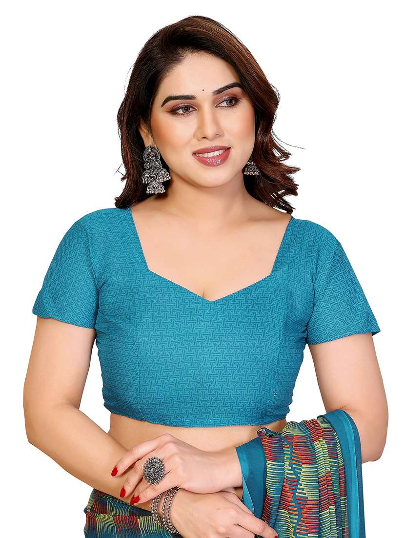 women pack of 2 printed combo saree with blouse - 22411509 -  Standard Image - 3