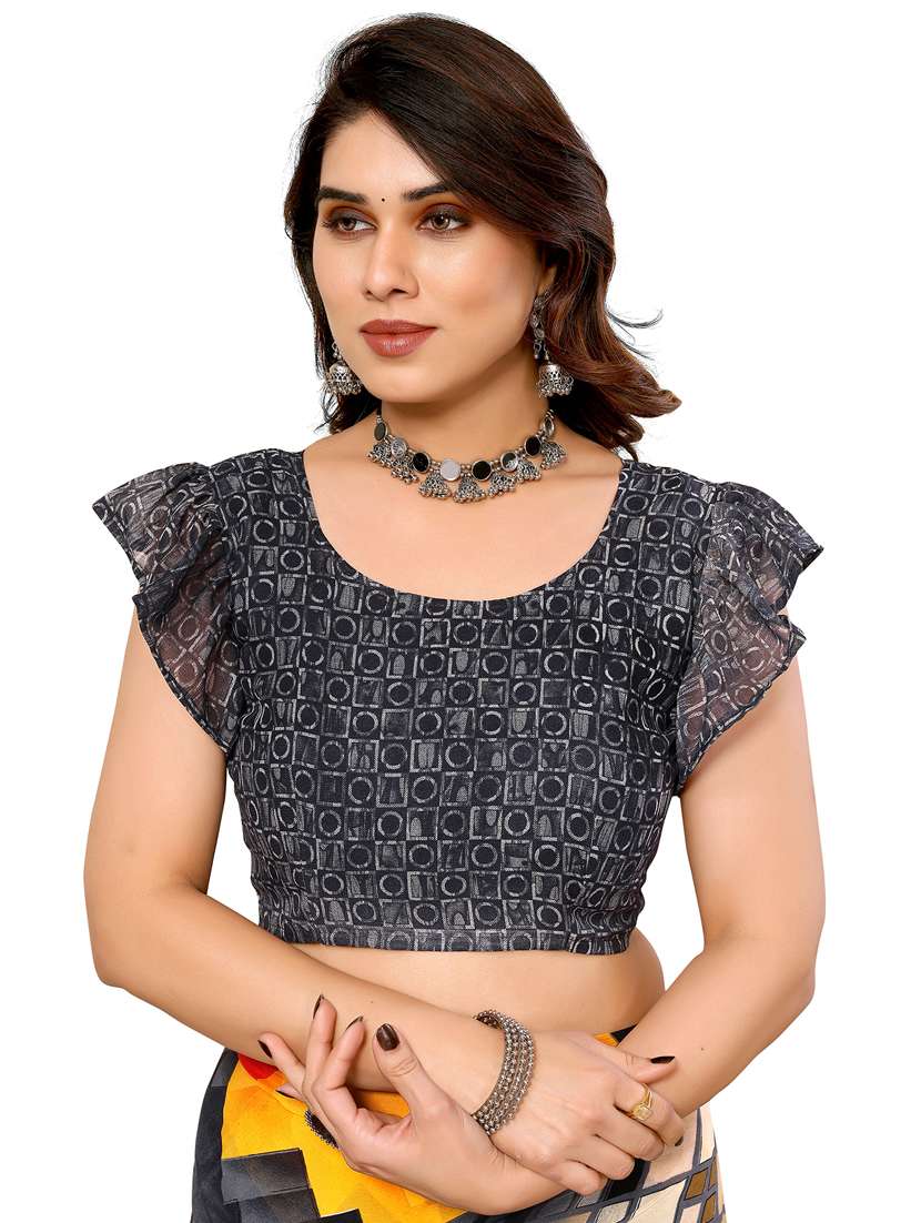 Women Pack Of 2 Printed Combo Saree With Blouse - 22411545 -  Standard Image - 3