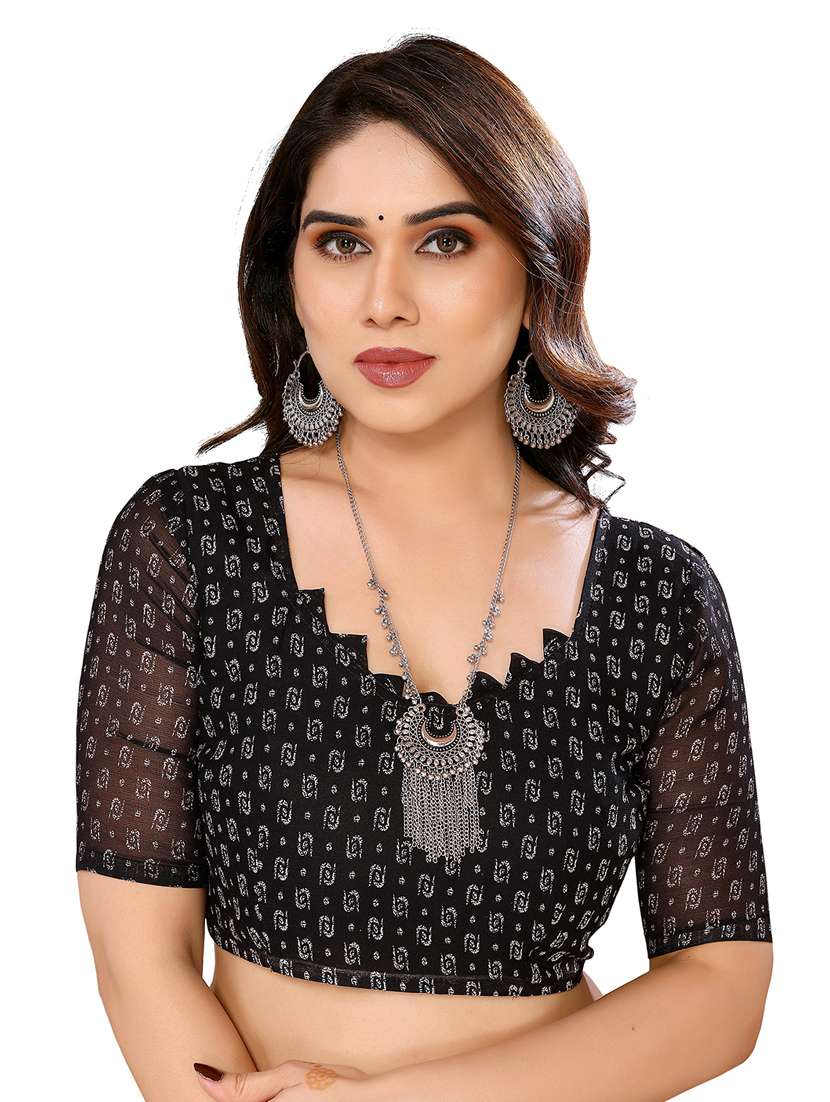 Women Pack Of 2 Printed Combo Saree With Blouse - 22411618 -  Standard Image - 3