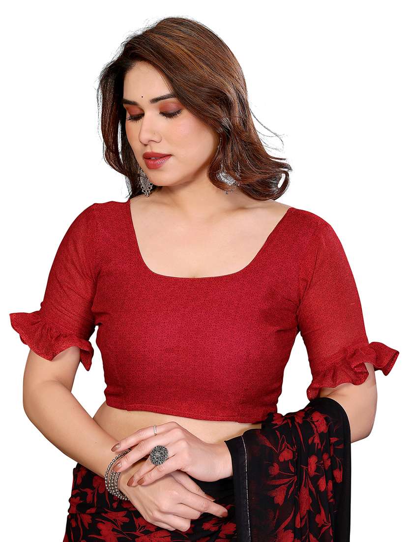 women pack of 2 printed combo saree with blouse - 22411681 -  Standard Image - 3