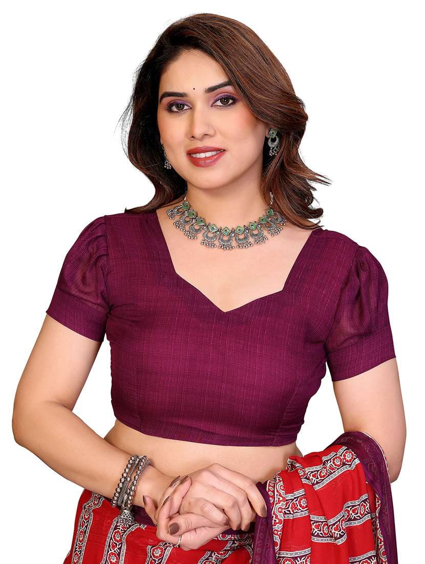women pack of 2 printed combo saree with blouse - 22411694 -  Standard Image - 3