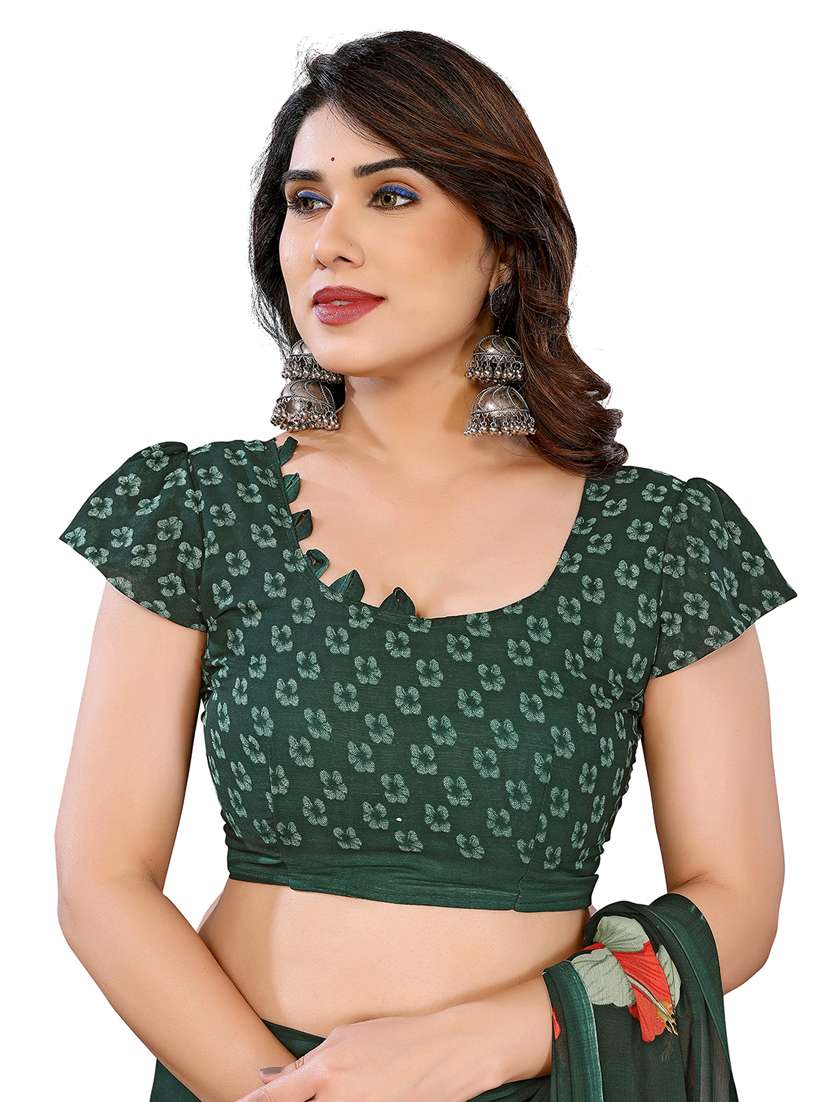 Women Pack Of 2 Printed Combo Saree With Blouse - 22411799 -  Standard Image - 3