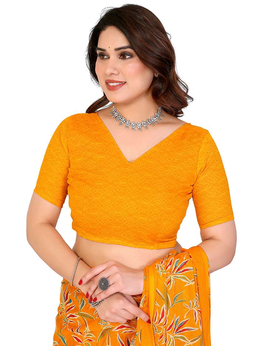 women pack of 2 printed combo saree with blouse - 22411881 -  Standard Image - 3