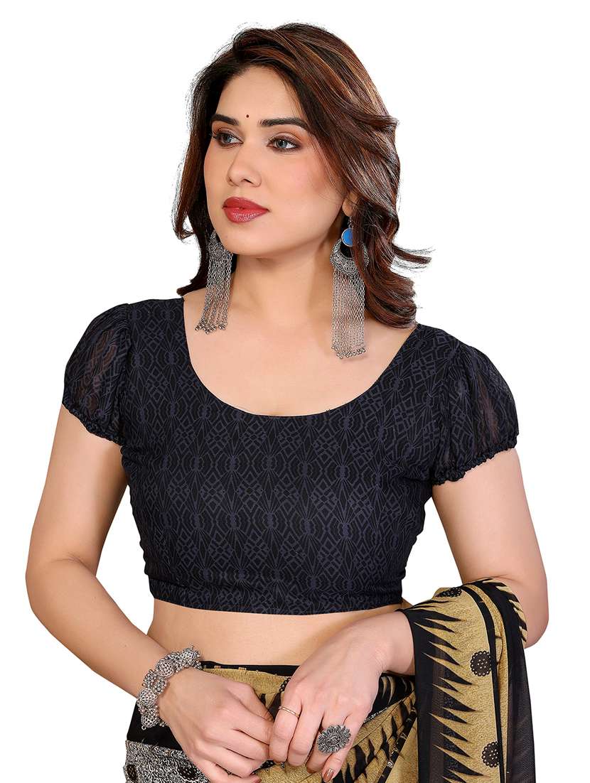women pack of 2 printed combo saree with blouse - 22411904 -  Standard Image - 3