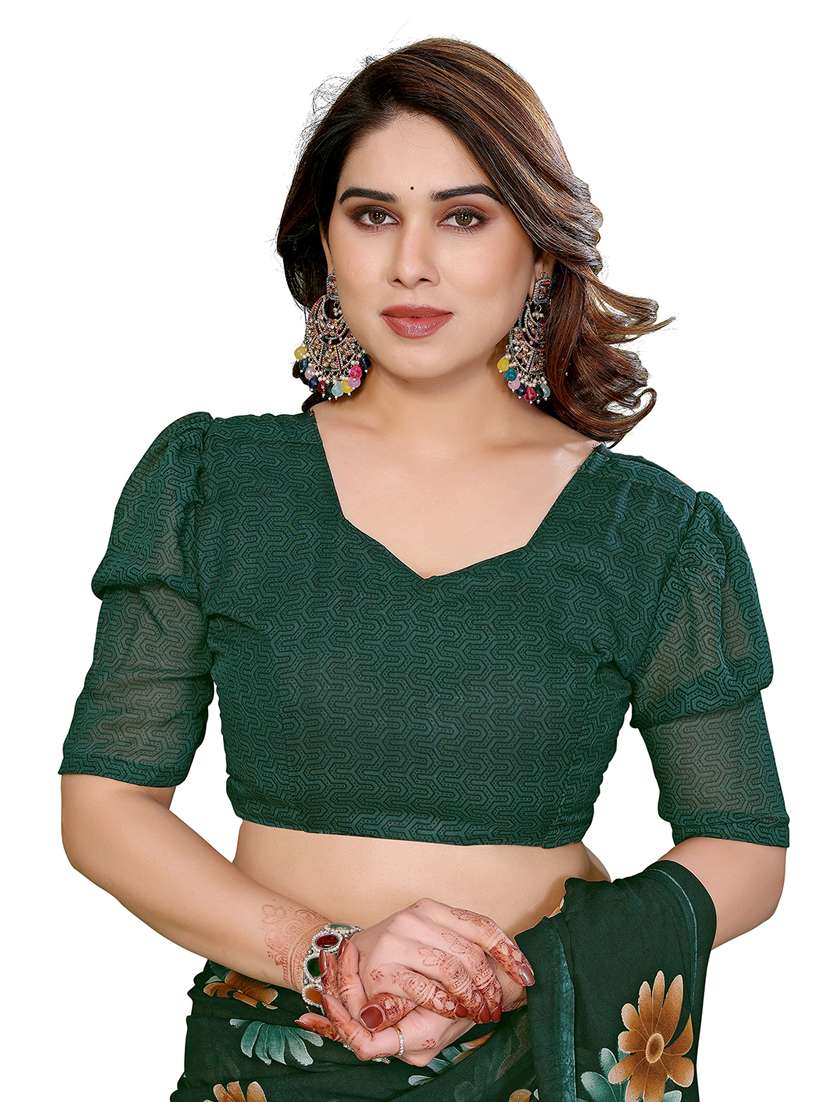 women pack of 2 printed combo saree with blouse - 22411951 -  Standard Image - 3