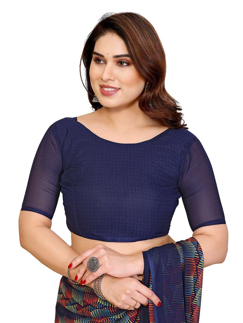 women pack of 2 printed combo saree with blouse - 22411977 -  Standard Image - 3