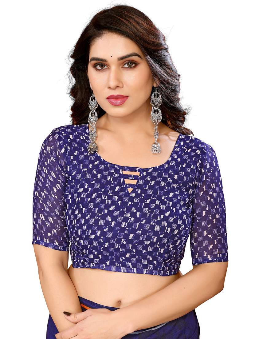 Women Pack Of 2 Printed Combo Saree With Blouse - 22412018 -  Standard Image - 3