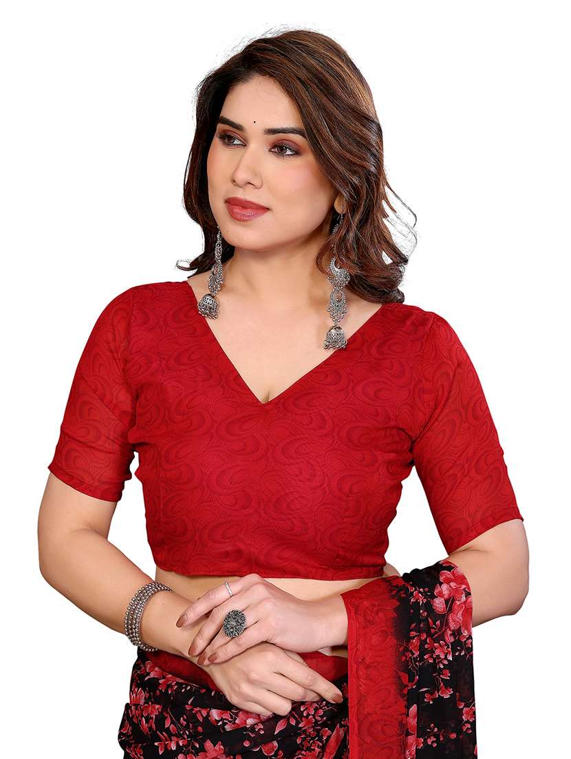 women pack of 2 printed combo saree with blouse - 22412146 -  Standard Image - 3
