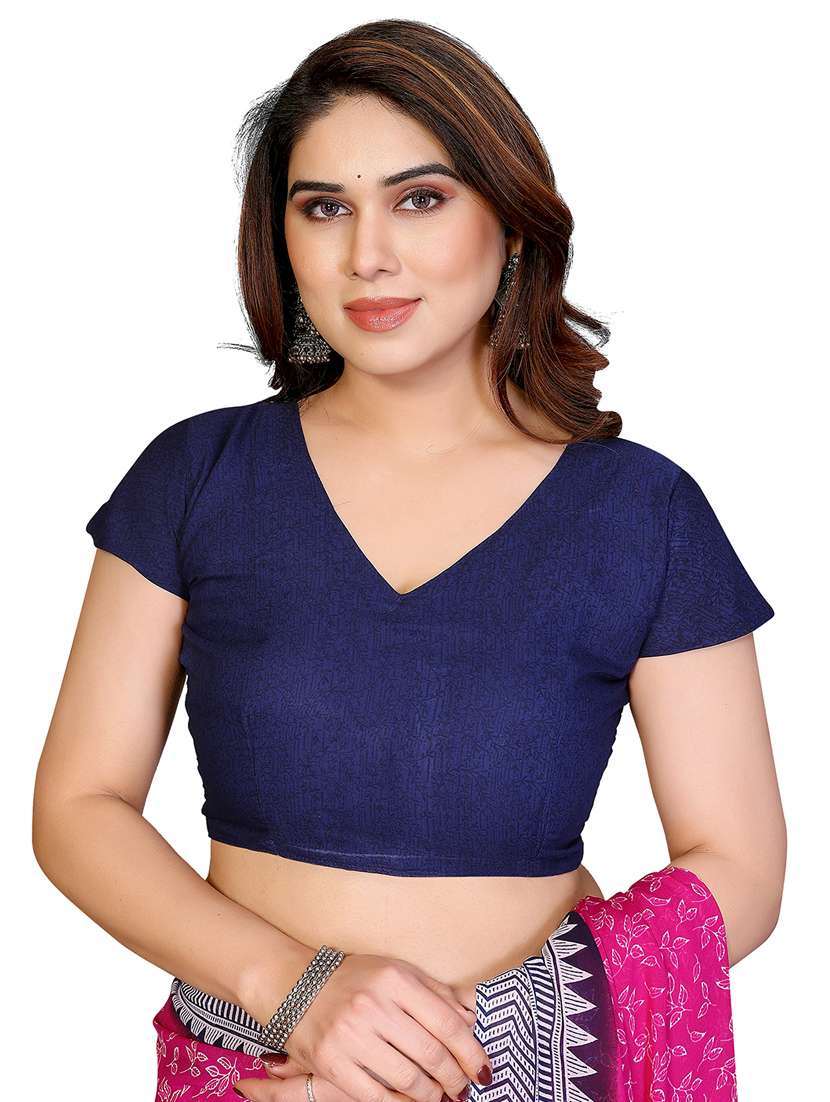 Women Pack Of 2 Printed Combo Saree With Blouse - 22412205 -  Standard Image - 3