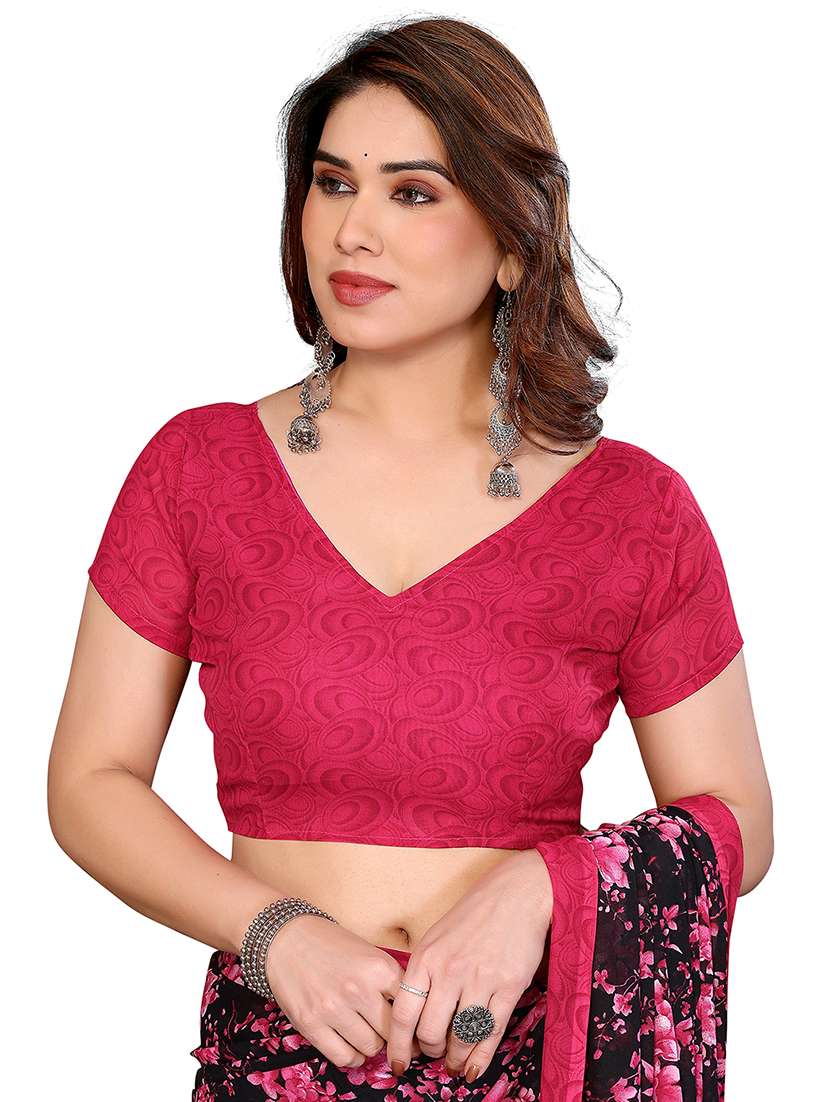 women pack of 2 printed combo saree with blouse - 22412396 -  Standard Image - 3