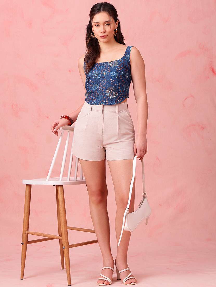 women floral printed sleeveless ethnic top - 22412610 -  Standard Image - 5