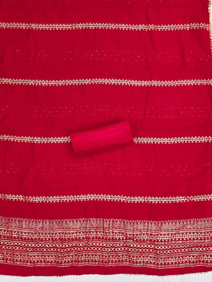 women printed embroidered unstitched suit set - 22415853 -  Standard Image - 3