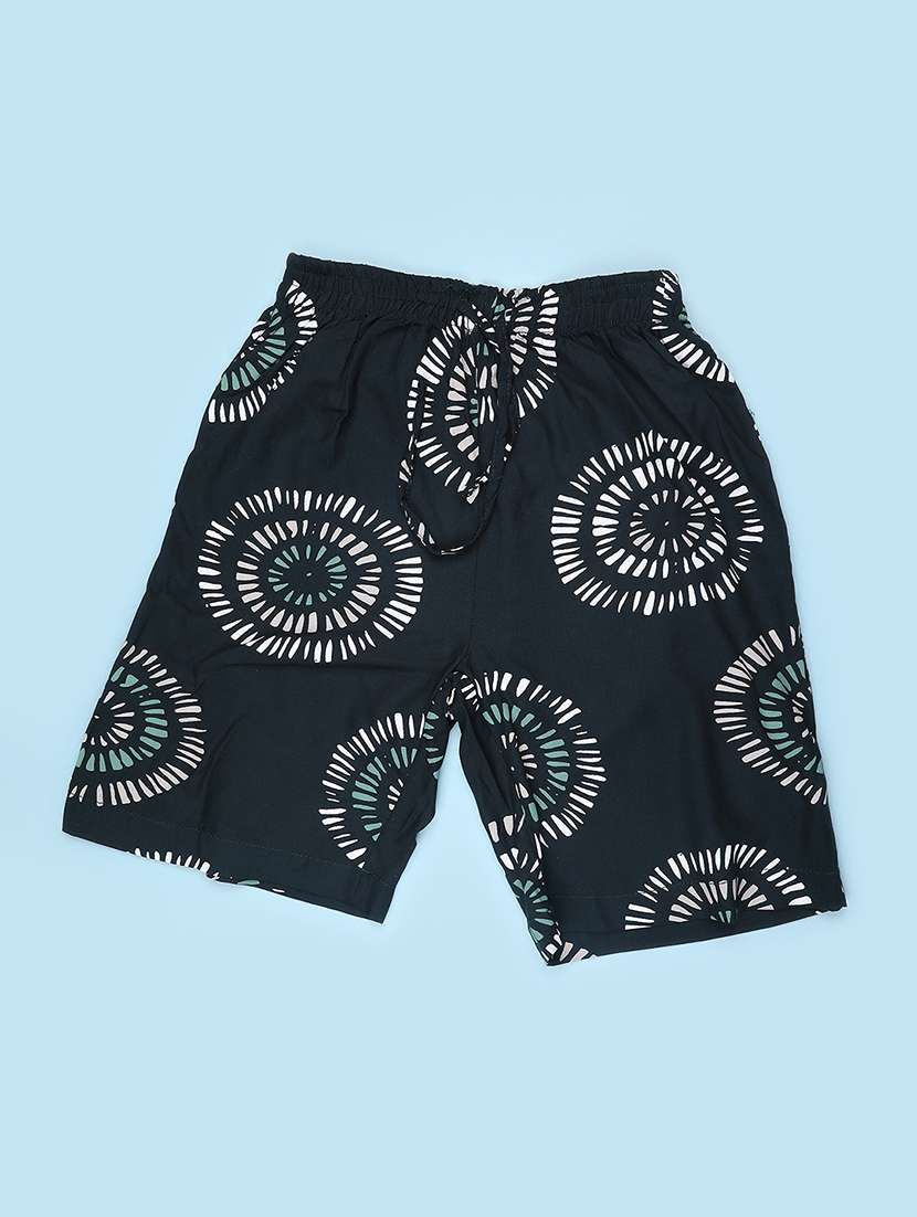 men printed short sleeve shorts & shirt co-ord set - 22417680 -  Standard Image - 3