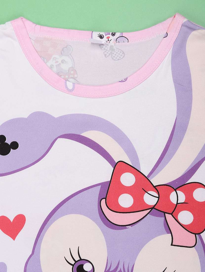 pink cotton shorts set nightwear - 22417911 -  Standard Image - 3