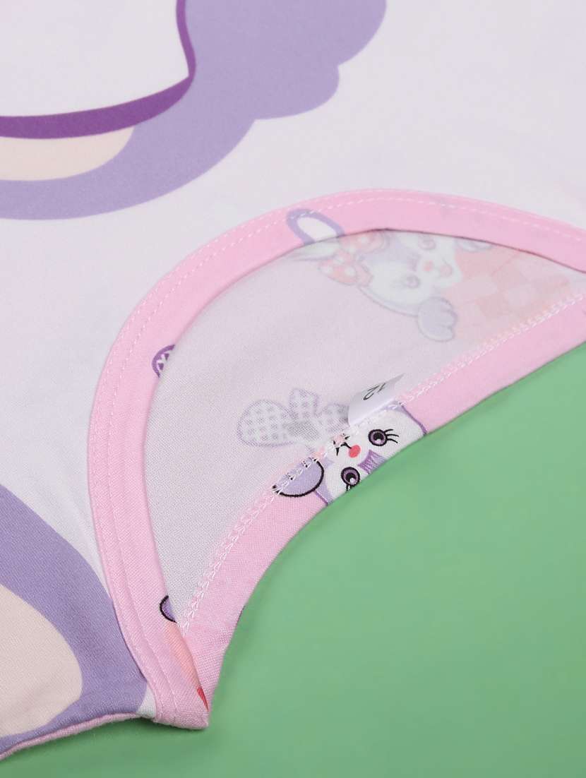 pink cotton shorts set nightwear - 22417911 -  Standard Image - 5