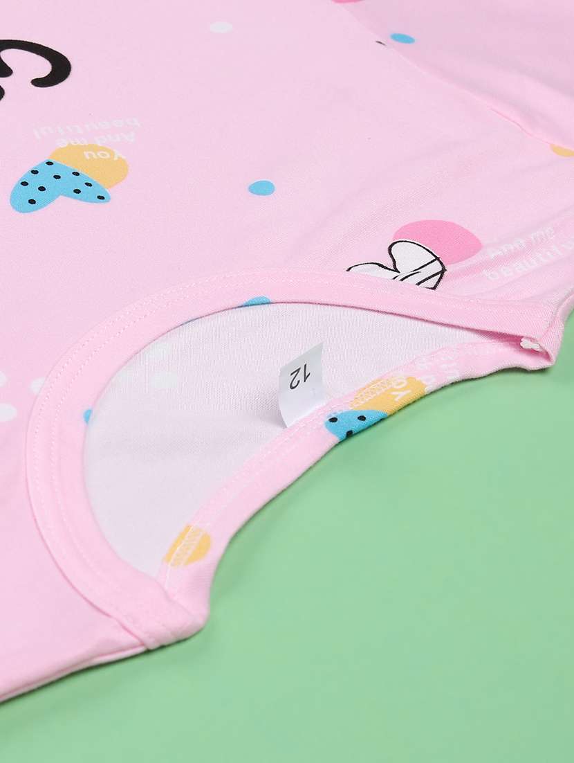 pink  cotton pyjama set nightwear - 22417919 -  Standard Image - 5