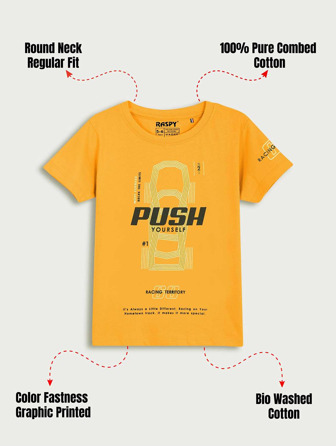 Boys Pack Of 3 Printed Round Neck T-shirt - 22418610 -  Standard Image - 3