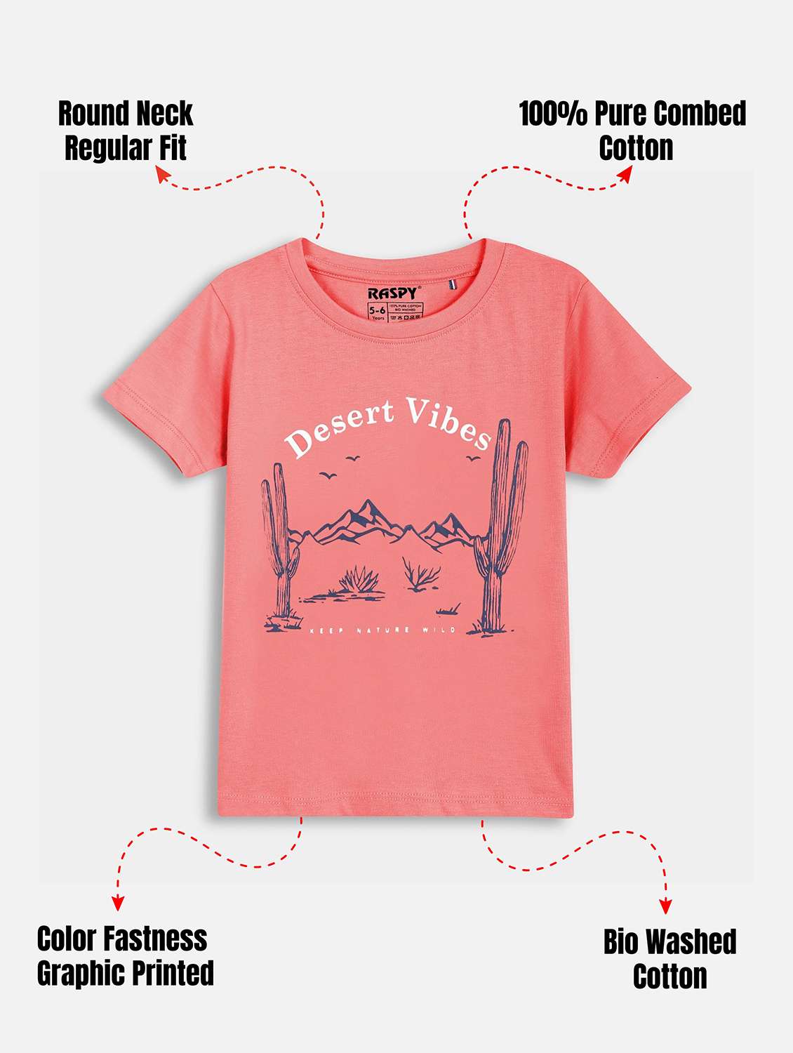 Boys Pack Of 2 Printed Round Neck T-shirt - 22418878 -  Standard Image - 3