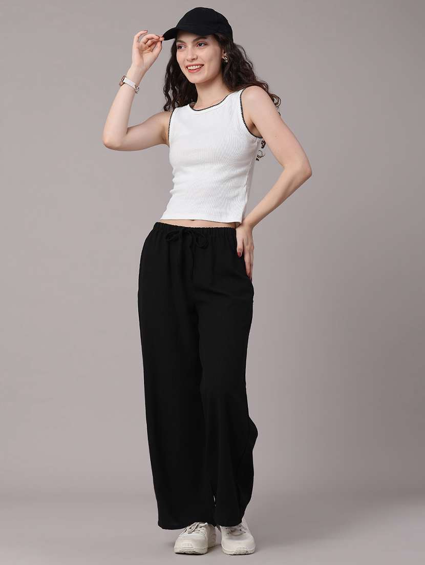 women embroidered sleeveless crop top - 22419559 -  Standard Image - 5