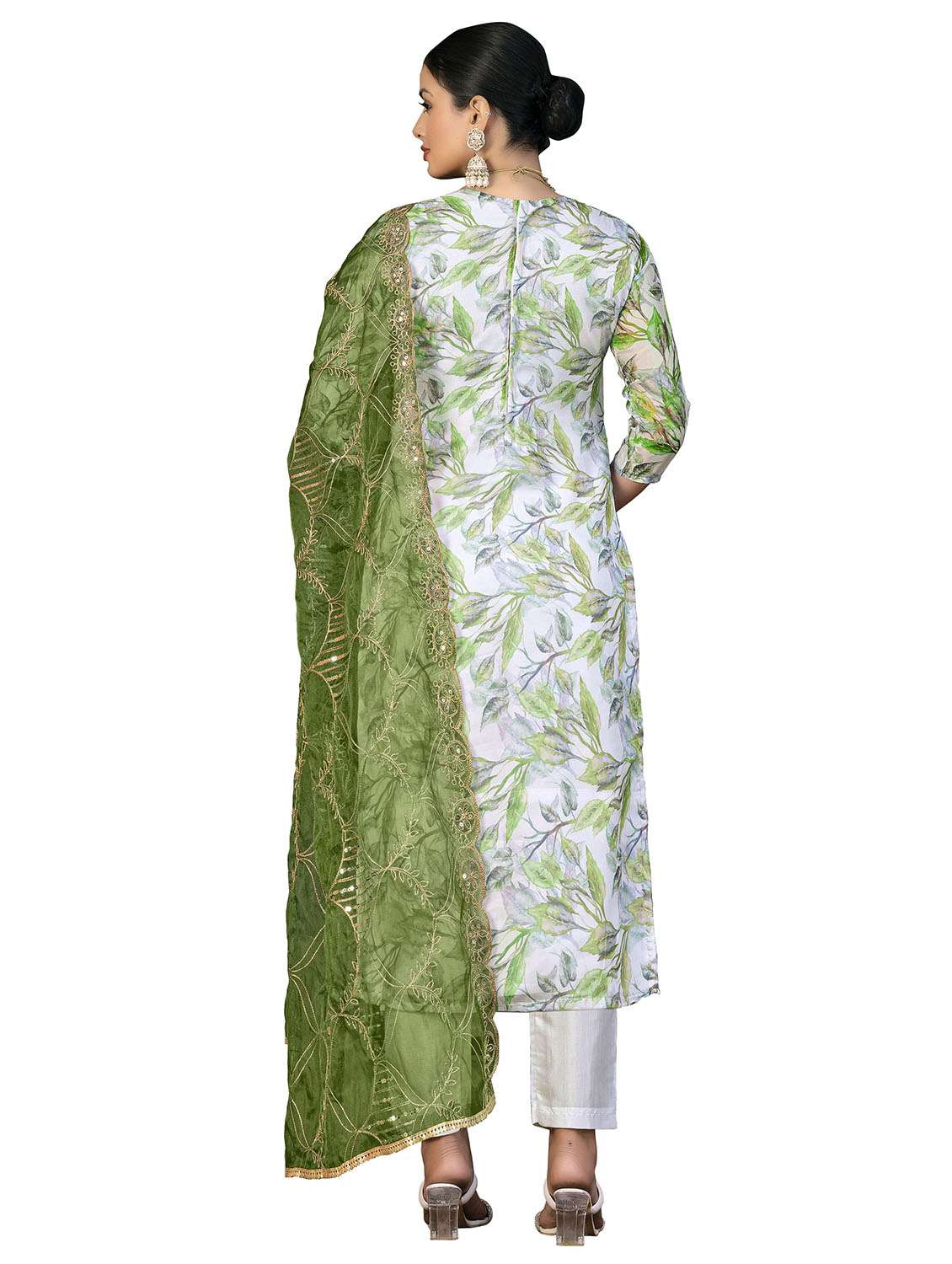 Women Printed Unstitched Suit Set - 22420641 -  Standard Image - 3