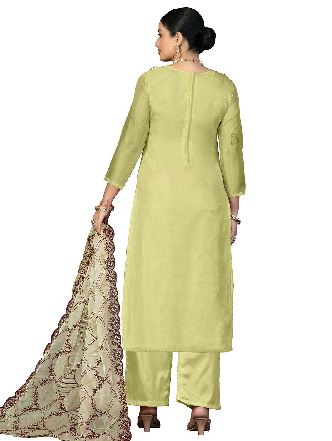 women printed unstitched suit set - 22420647 -  Standard Image - 3