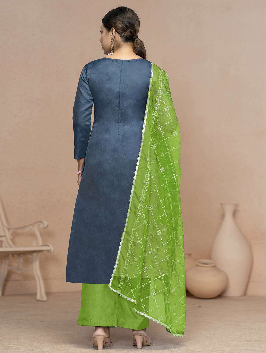 women self design unstitched suit set - 22421080 -  Standard Image - 3