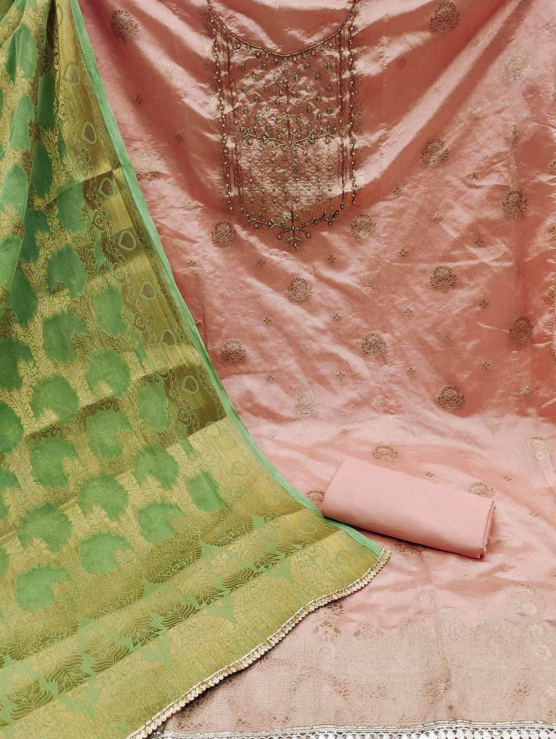 women self design unstitched suit set - 22421105 -  Standard Image - 3